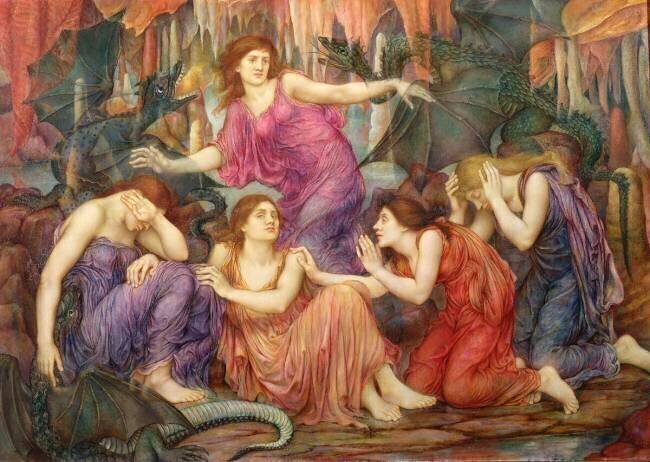 The Captives Evelyn de Morgan