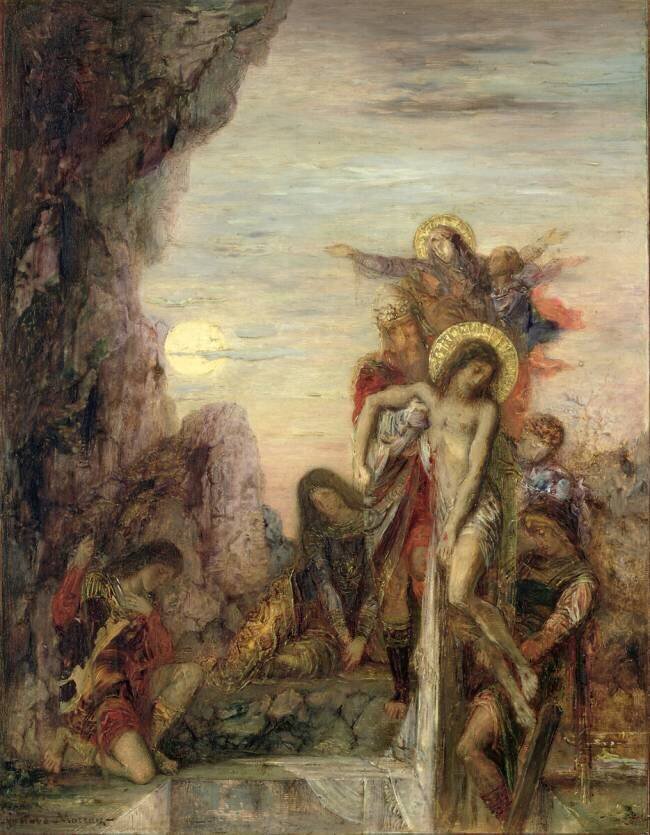 The Entombment Gustave Moreau