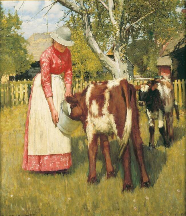 The First Meal Henry Herbert la Thangue