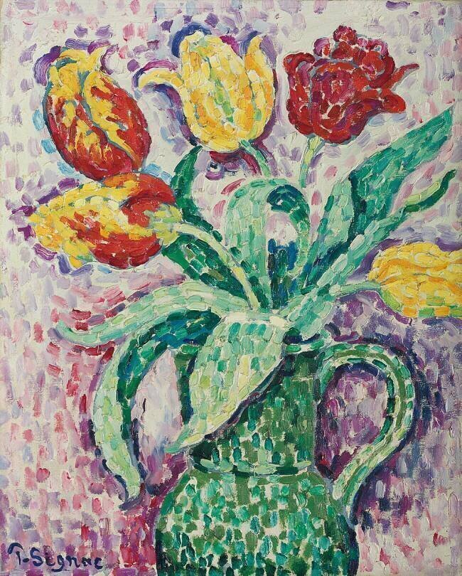 The Green Vase Paul Signac