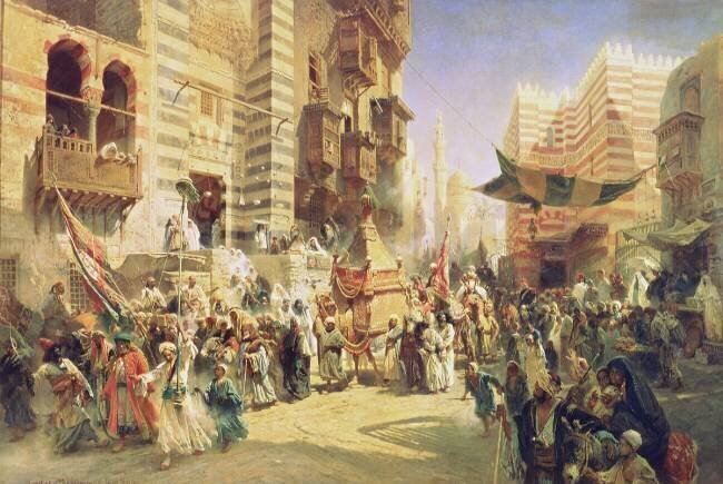 The handing over of the Sacred Carpet in Cairo Constantin Makovski