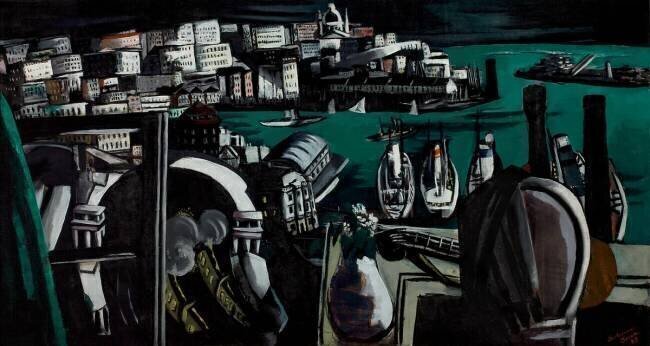 Le port de Gênes Max Beckmann