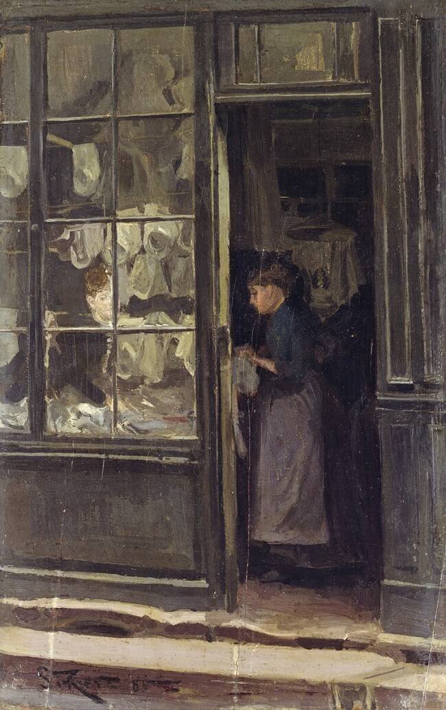The Laundry Shop Walter Richard Sickert