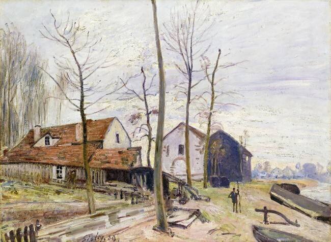 The Mills of Moret Alfred Sisley