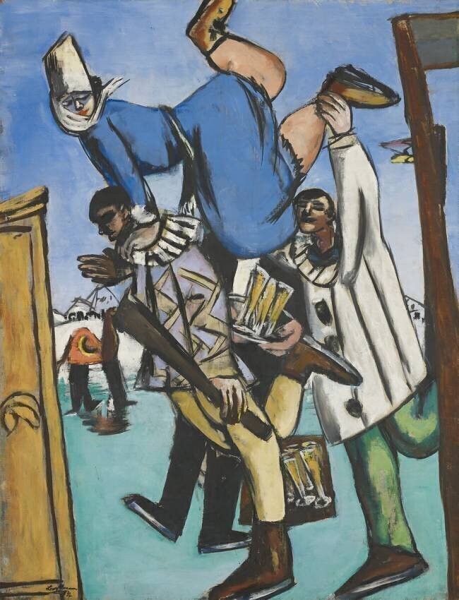 Les patineurs Max Beckmann
