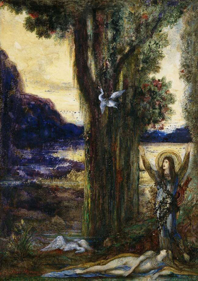 The Tears of Orpheus Gustave Moreau
