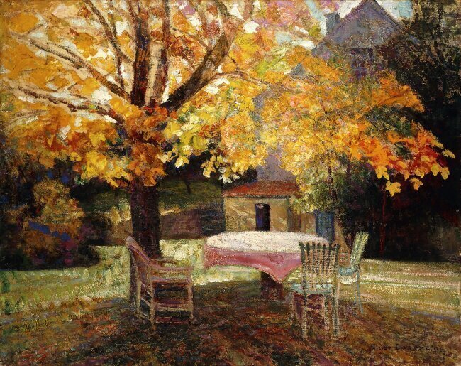 La terrasse Victor Léon Jean Pierre Charreton