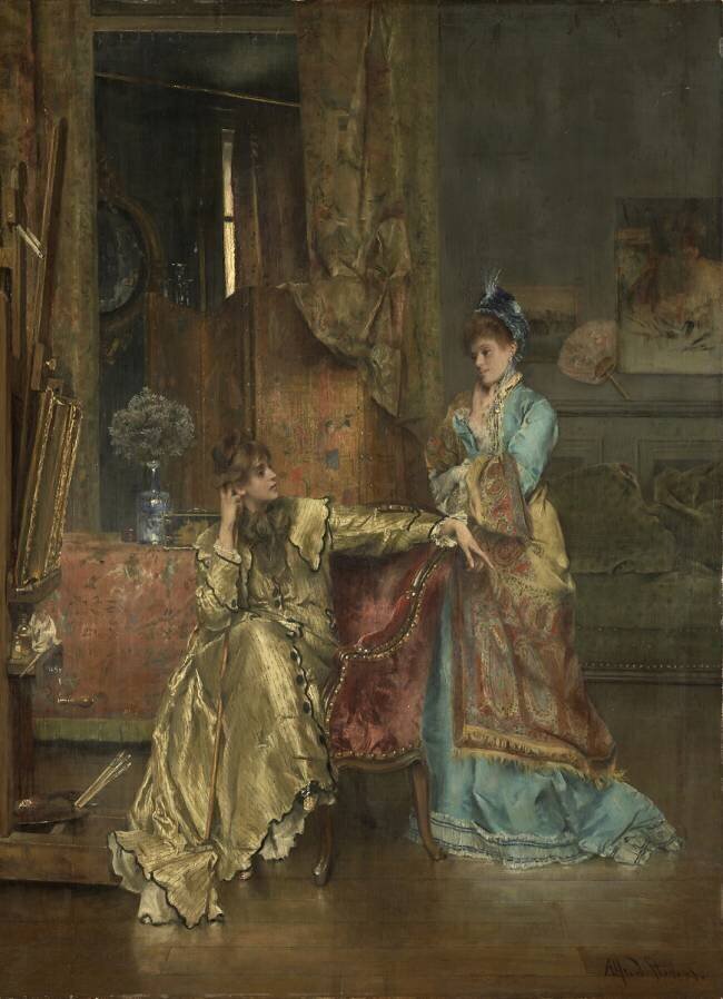 The Visit Alfred Stevens
