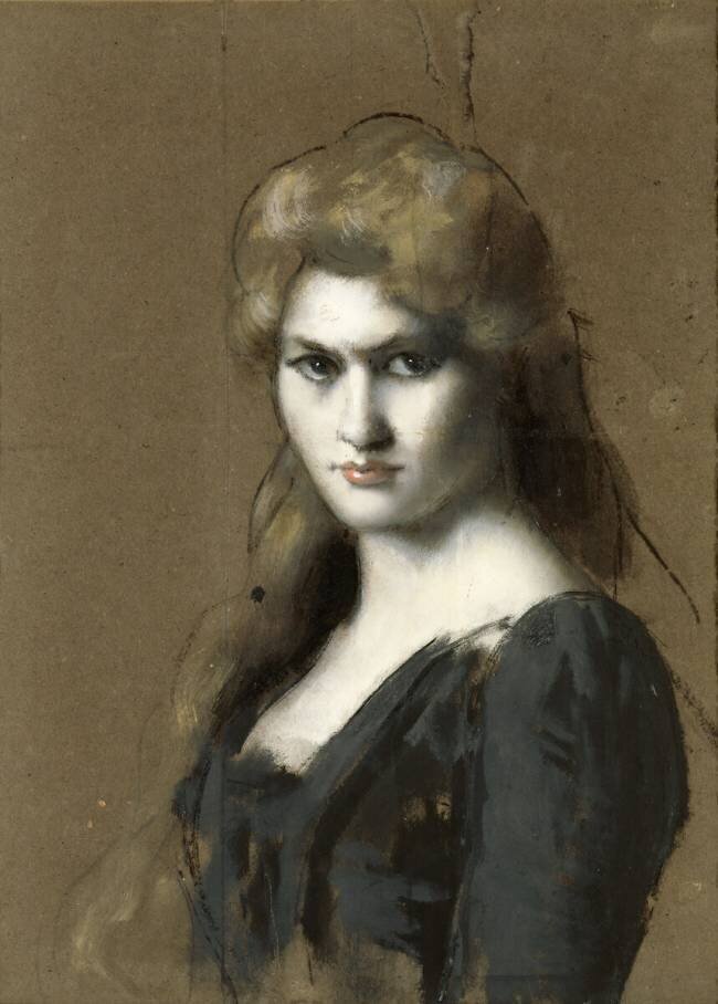 Thérèse Bianchi, plus tard comtesse Joachim Murat Jean-Jacques Henner