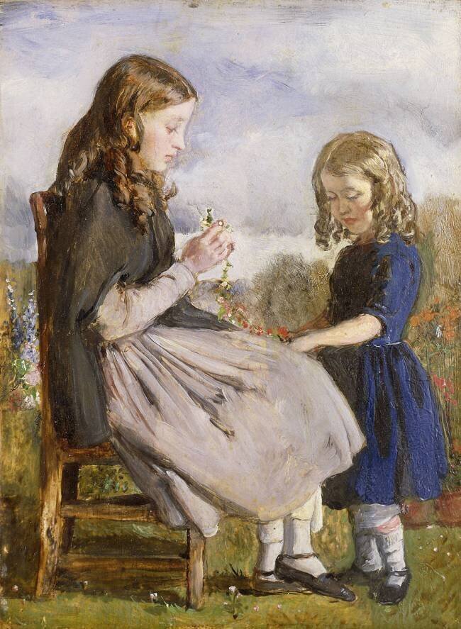 Tisserands de Guirlandes John Everett Millais