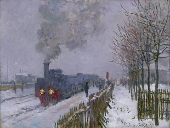 Train dans la neige Claude Monet