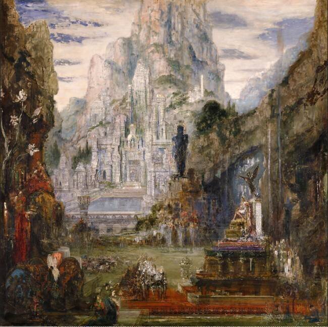 Triomphe d'Alexandre le Grand Gustave Moreau
