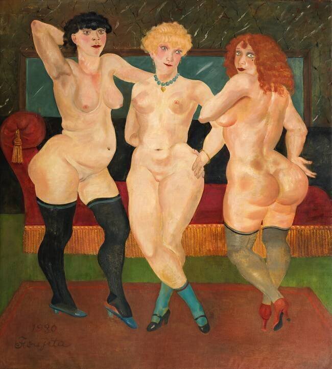 Trois femmes, 1930 Tsuguharu Foujita