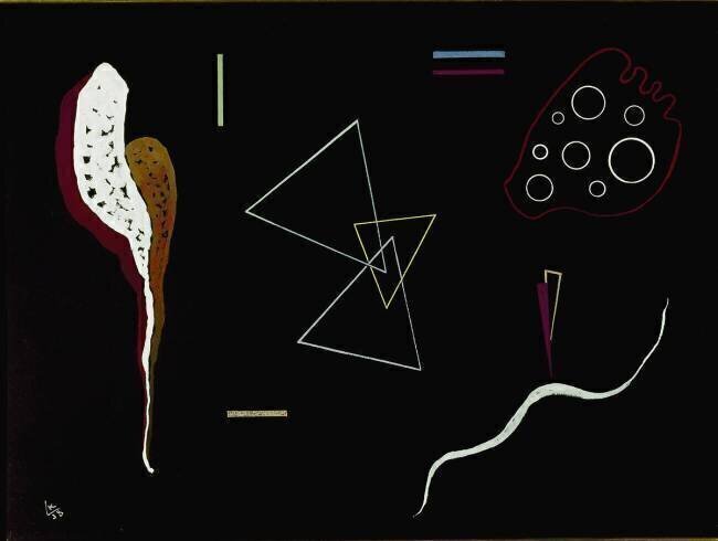 Trois triangles Wassily Kandinsky
