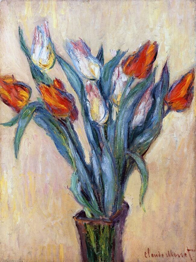 Tulipes Claude Monet