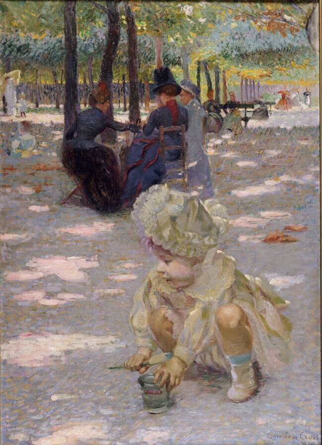 Un après-midi d'août au Luxembourg Henri-Edmond Cross