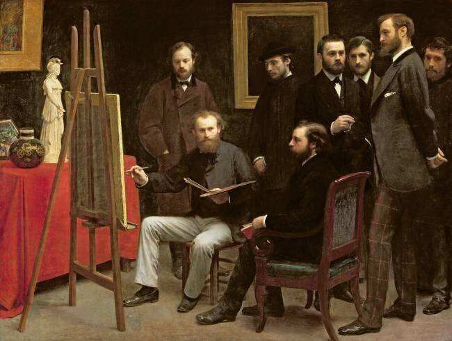 Un atelier aux Batignolles Henri Fantin-Latour