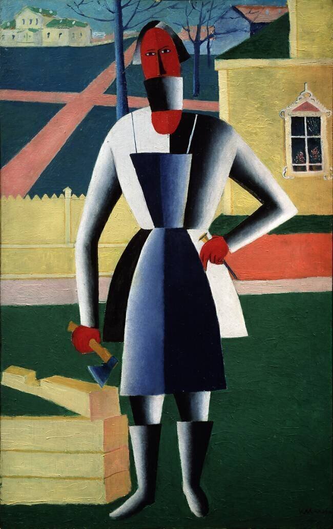 Un charpentier Kazimir Malevitch
