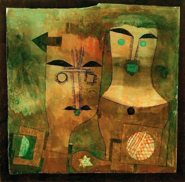 Un couple de dieux Paul Klee