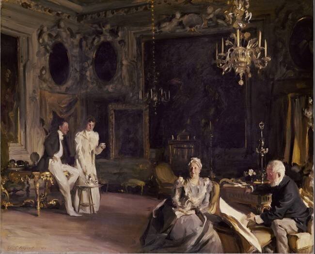 Un intérieur à Venise John Singer Sargent