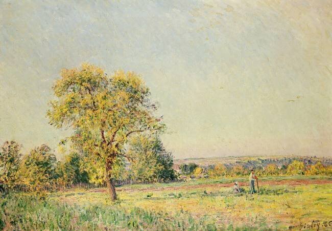 Un jour d'été Alfred Sisley
