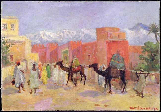 Un village dans les montagnes de l'Atlas Lucie Ranvier-Chartier