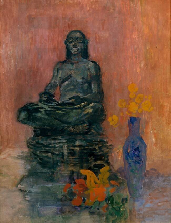 Une divinité hindou Nikolaj Nikolaevic Sapunov