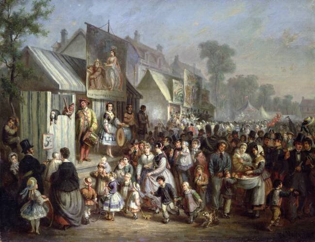 Une fête à Saint-Cloud sous le Second Empire Edouard Vaumort