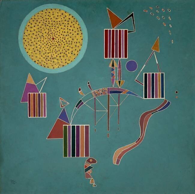 Une Fête intime Wassily Kandinsky