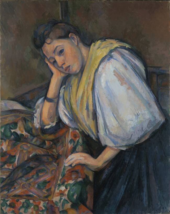 Une fille italienne Paul Cézanne