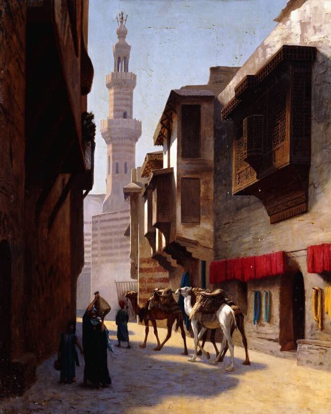 Une rue du Caire Jean-Léon Gérôme