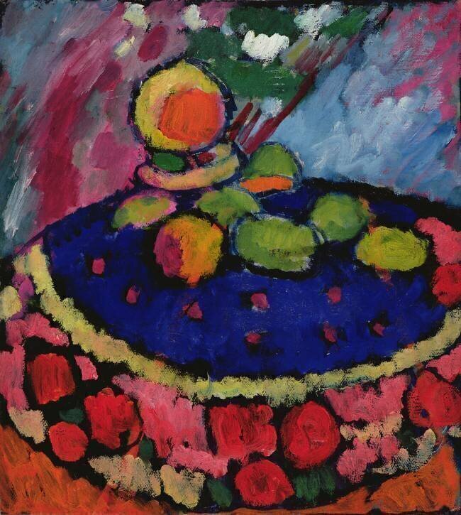 Une table ronde Alexej von Jawlensky