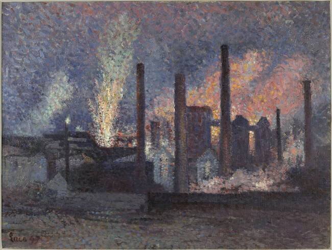 Usines près de Charleroi Maximilien Luce