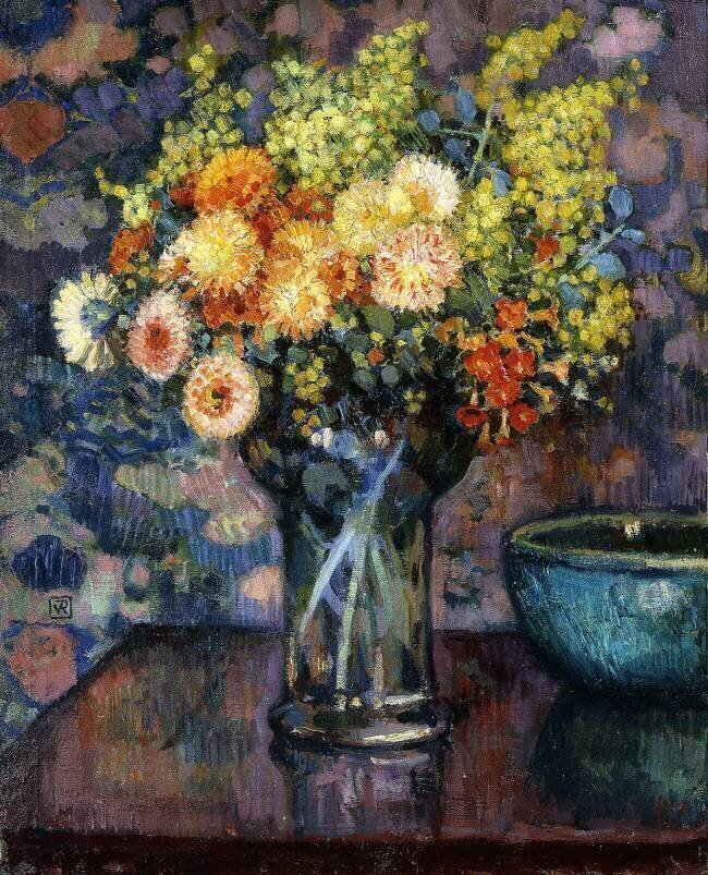 Vase de Fleurs Theo van Rysselberghe