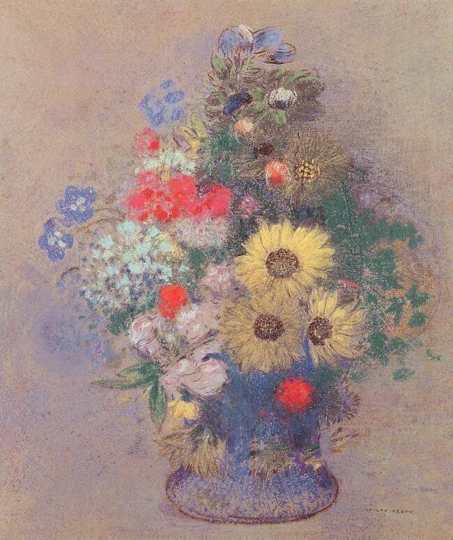 Vase de Fleurs Odilon Redon