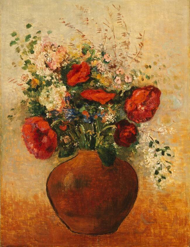 Vase de Fleurs Odilon Redon