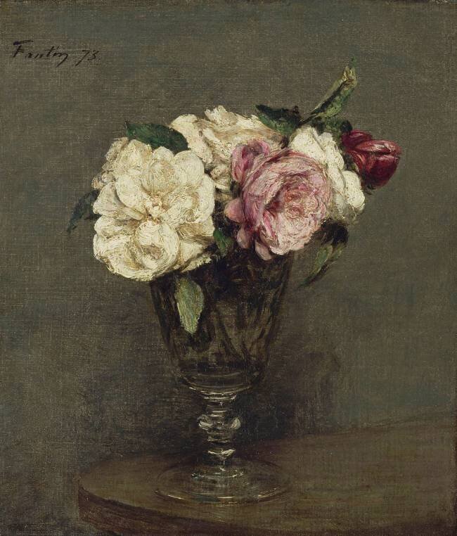 Vase de fleurs Henri Fantin-Latour