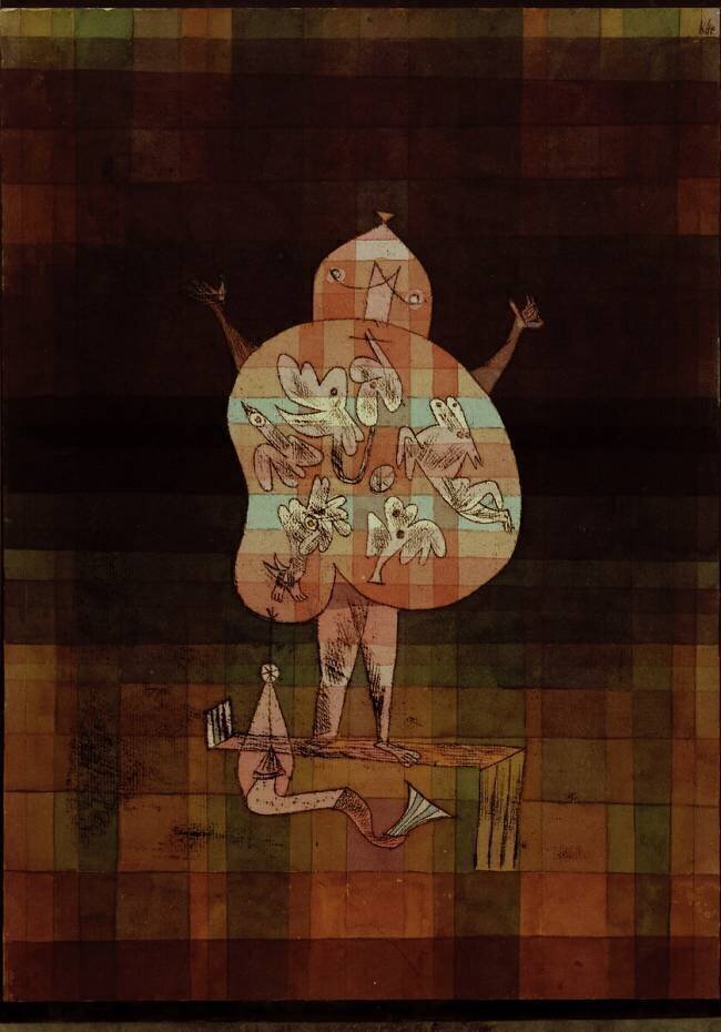 Ventriloque et appeleur dans la lande Paul Klee