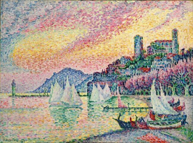 Vieux Port de Cannes Paul Signac