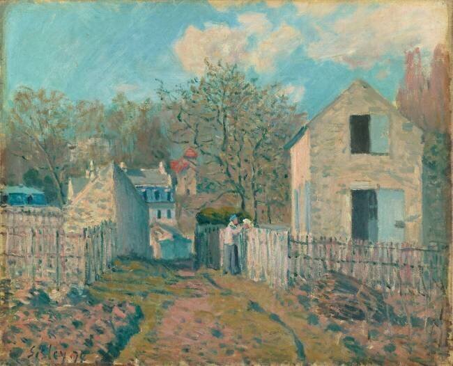 Village de Voisins (Yvelines) Alfred Sisley