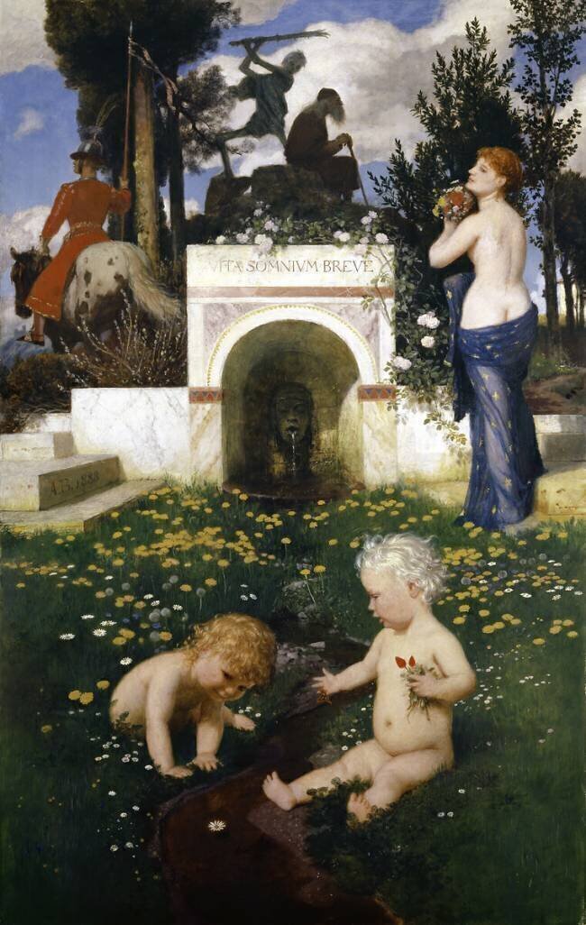 Vita somnium breve Arnold Böcklin