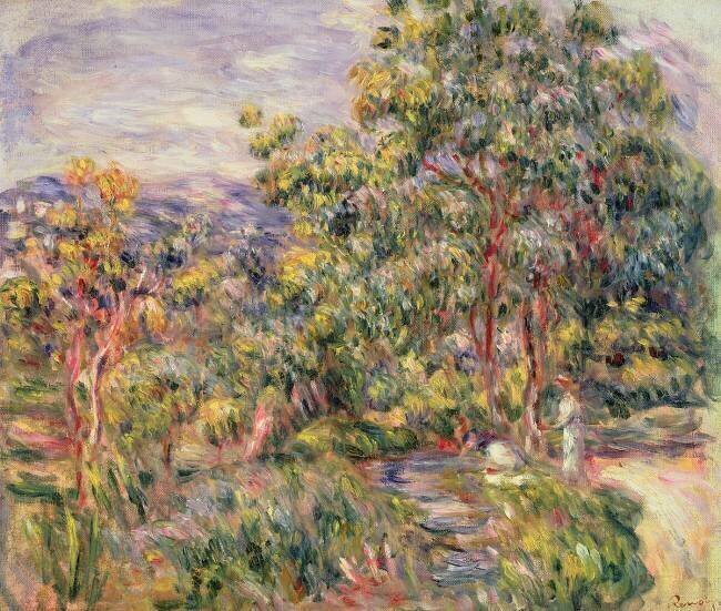 Vue de Cagnes Auguste Renoir