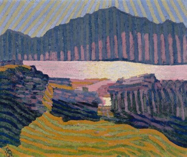 Vue de Capolago Giovanni Giacometti