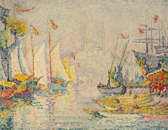 Vue de Constantinople, dite aussi La Corne d'or, matin Paul Signac