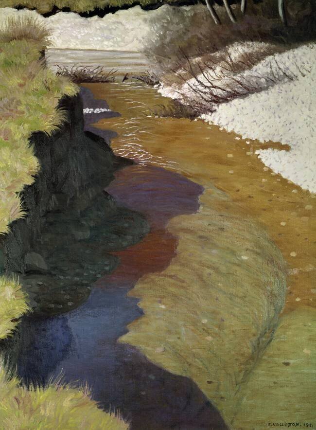 Vue de la Cagne du point de vue du cavalier Félix Vallotton