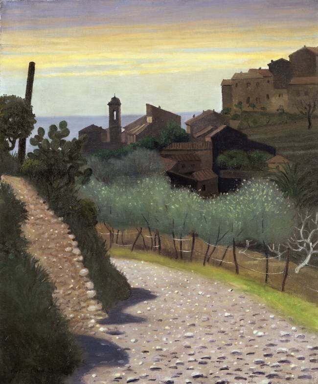 Vue de l'Eglise Saint-Anne Félix Vallotton