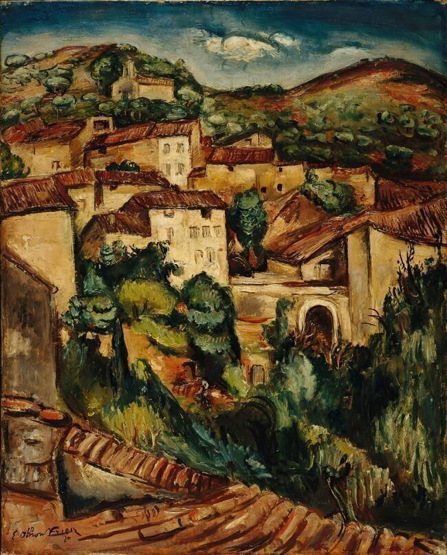 Vue de Meounes Achille Emile Othon Friesz
