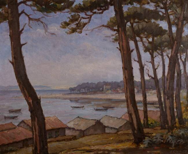 Vue de Piquey (Bassin d'Arcachon) Jean-René Chassaigne