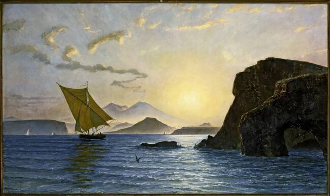 Vue d’Ischia Léon Berthoud
