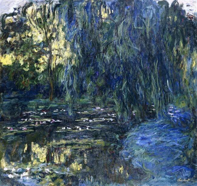 Vue du lys et du saule Claude Monet